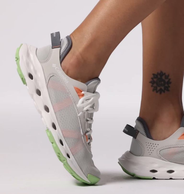 Zapatilla de agua Drainmaker XTR para mujer, Color: Grey Ice, Sage Leaf