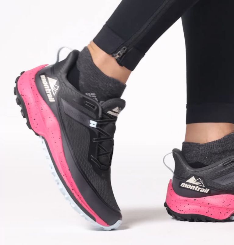 Montrail Trinity AG II Trail Running Schuhe für Frauen, Color: Dark Grey, Ultra Pink
