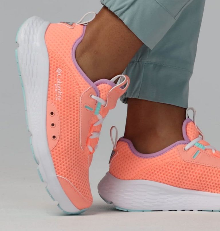 Women's PFG Castback Shoe, Color: Tiki Pink, Gulf Stream