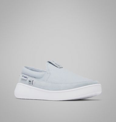 Women's Boatside PFG Slip-On Shoe, Color: Cirrus Grey, Grill, image 7