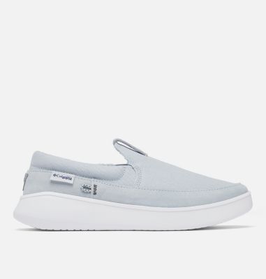 Women's Boatside PFG Slip-On Shoe, Color: Cirrus Grey, Grill, image 1
