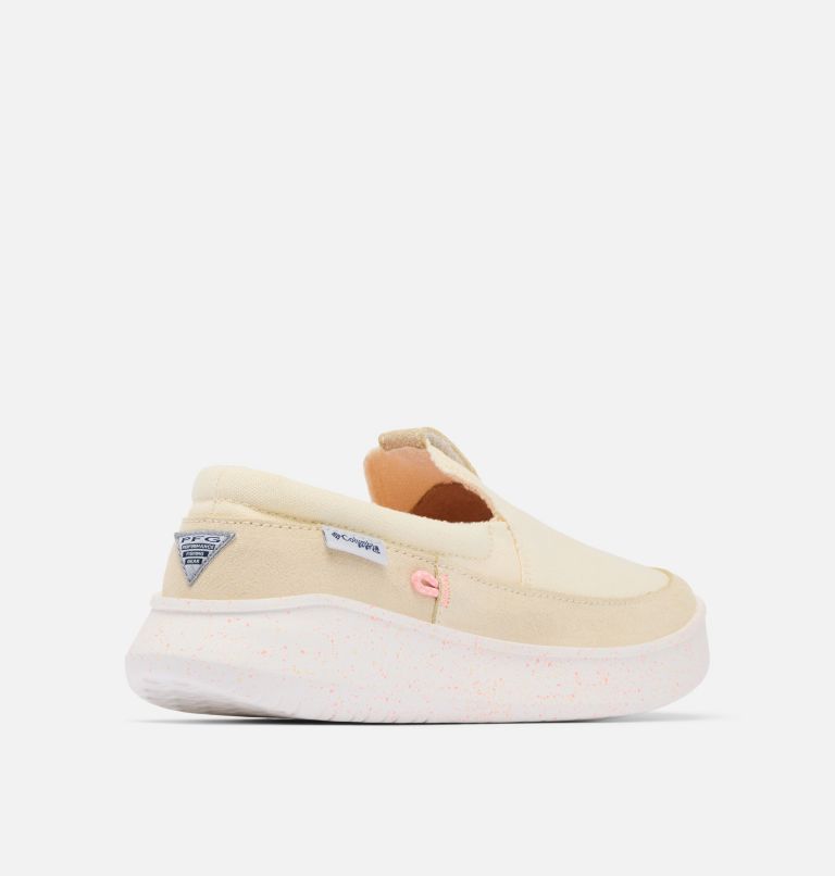 Women's PFG Boatside Shoe, Color: Lemon Wash, Tiki Pink, image 9