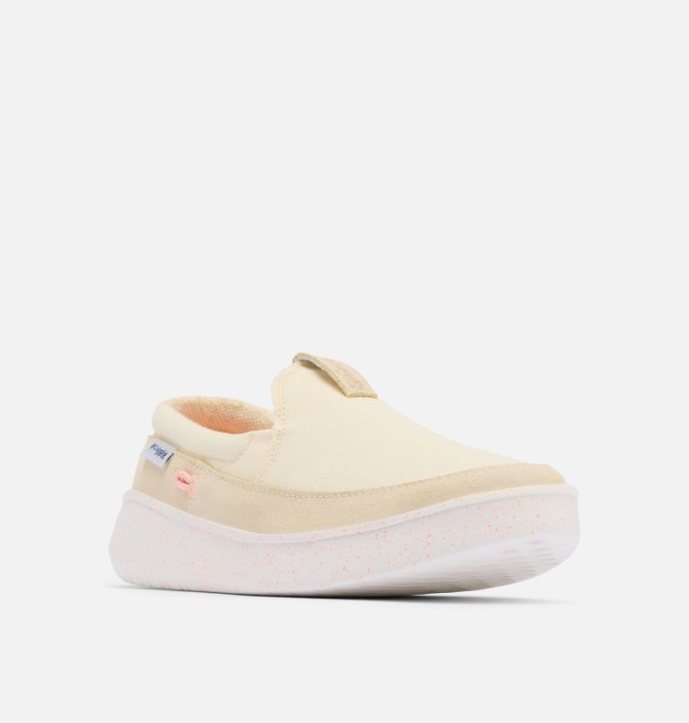 Women's PFG Boatside Shoe, Color: Lemon Wash, Tiki Pink, image 3