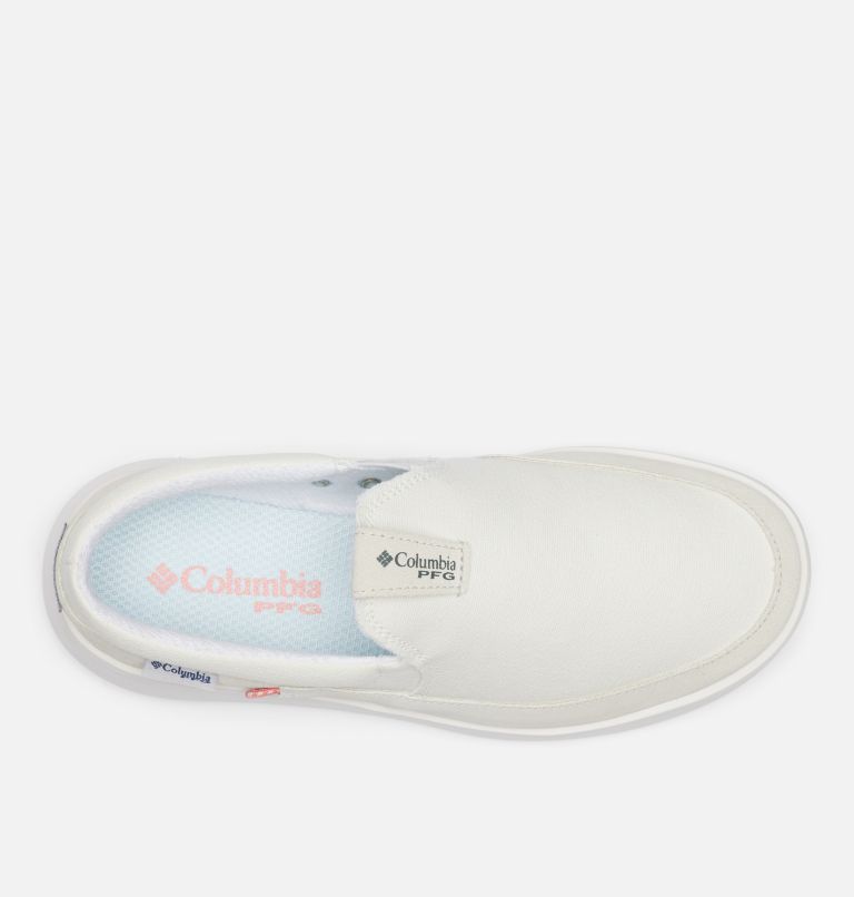 Women's PFG Boatside Shoe - Wide, Color: Sea Salt, Icy Morn, image 4