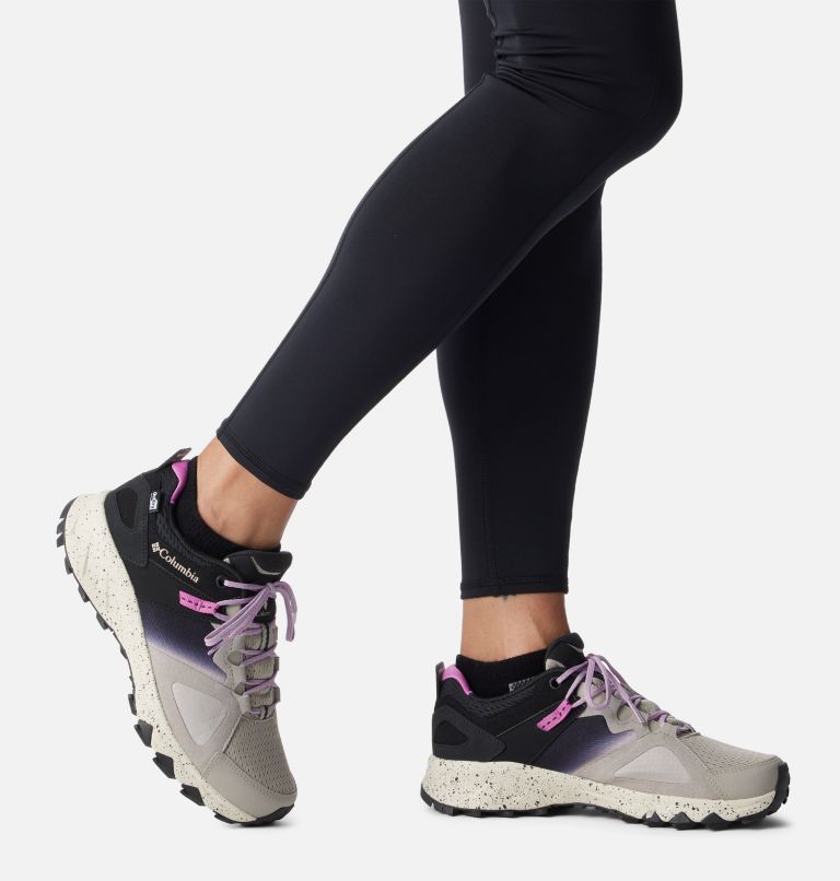 Women's Peakfreak Hera OutDry Shoe, Color: Flint Grey, Berry Patch, image 10