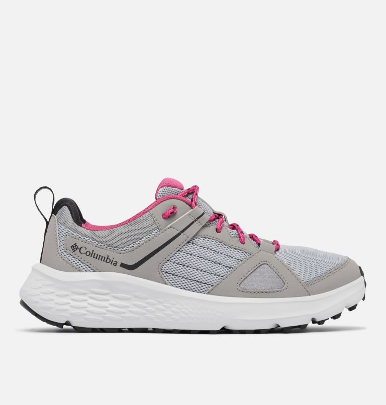 Women's Novo Trail Shoe, Color: Monument, Dark Fuchsia, image 1