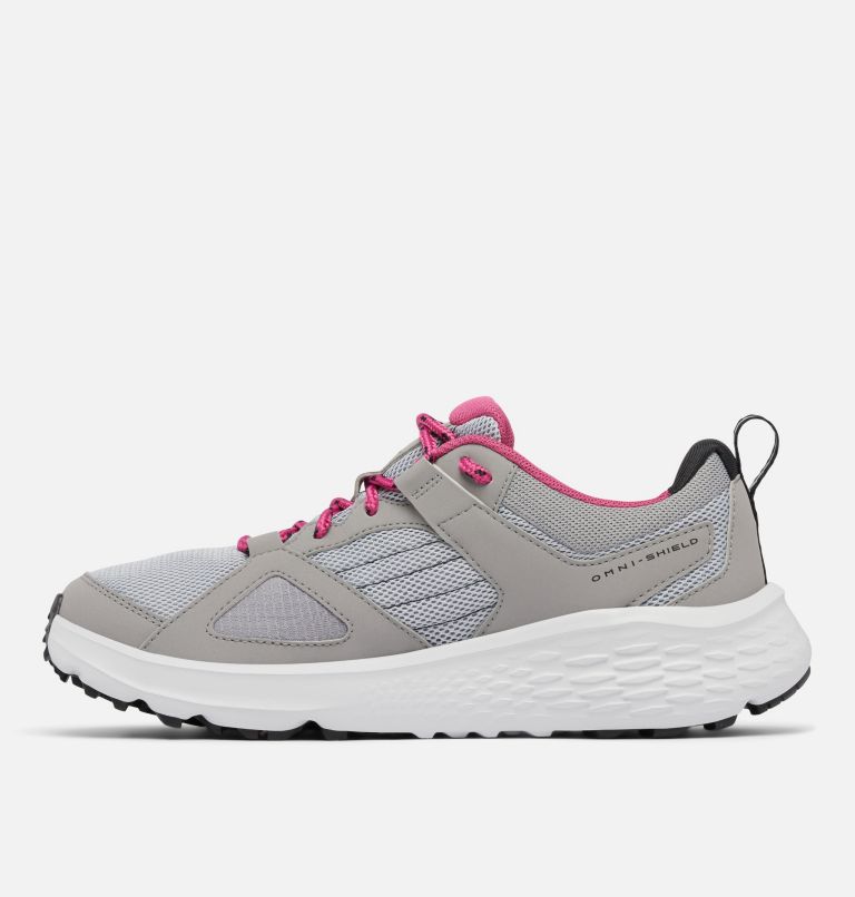 Women's Novo Trail Shoe, Color: Monument, Dark Fuchsia, image 6
