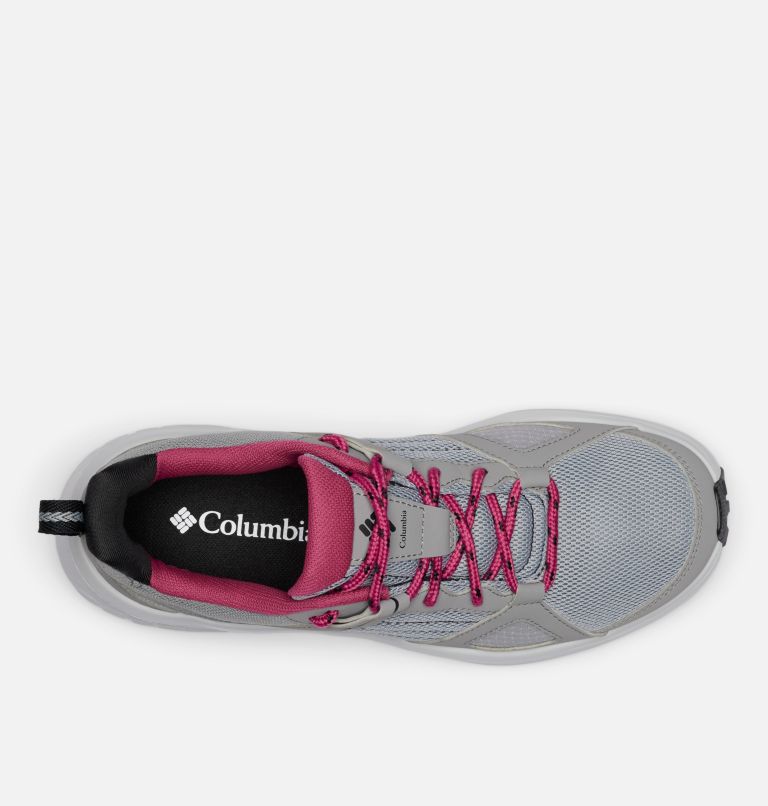 Women's Novo Trail Shoe, Color: Monument, Dark Fuchsia, image 4