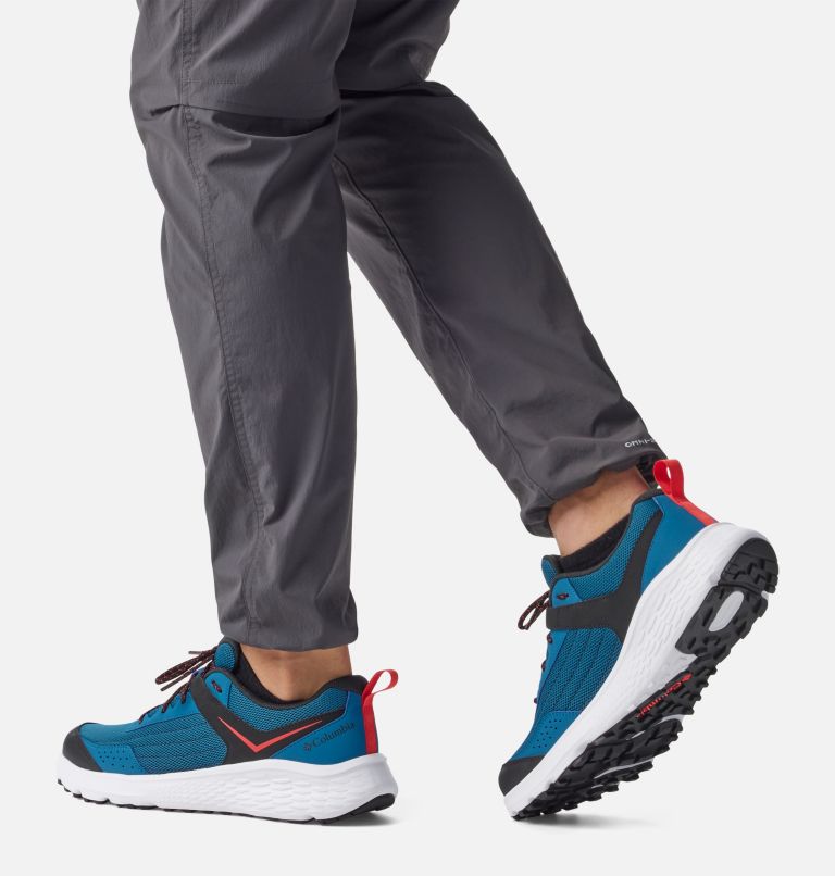 Men's Vertisol Trail Hiking Shoe, Color: Phoenix Blue, Poppy Red, image 10