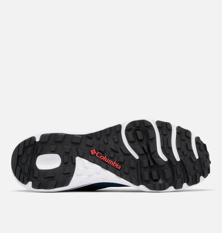 Men's Vertisol Trail Hiking Shoe, Color: Phoenix Blue, Poppy Red, image 4