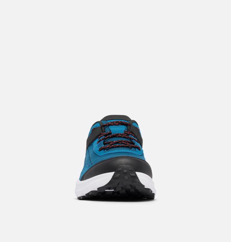 Men's Vertisol Trail Hiking Shoe, Color: Phoenix Blue, Poppy Red, image 7