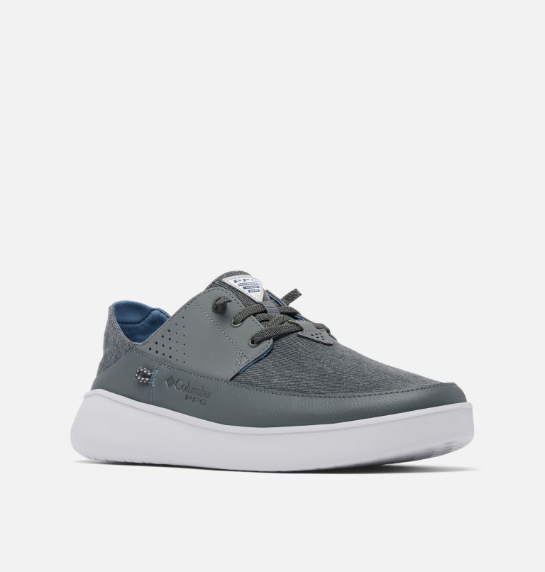Men's PFG Boatside Relaxed Shoe, Color: Grill, Mountain, image 3