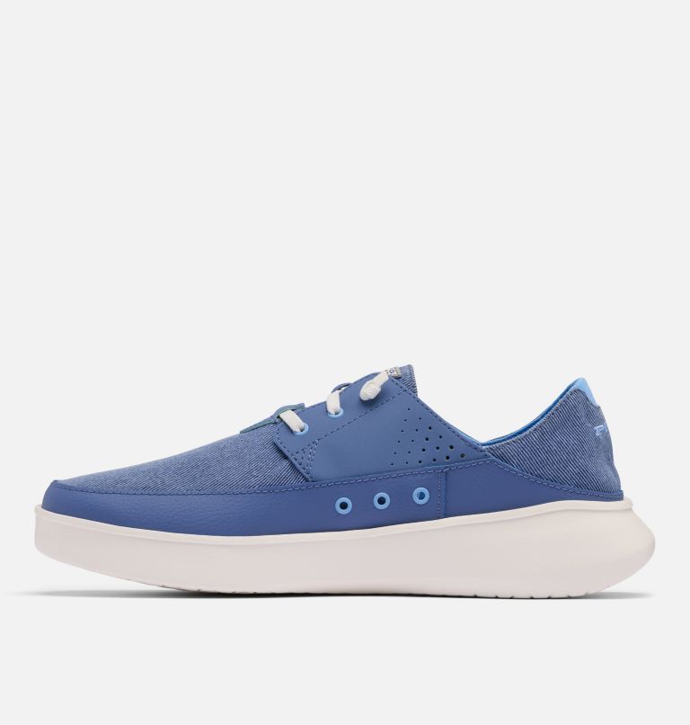 Men's PFG Boatside Relaxed Shoe, Color: Bluebell, White Cap, image 5