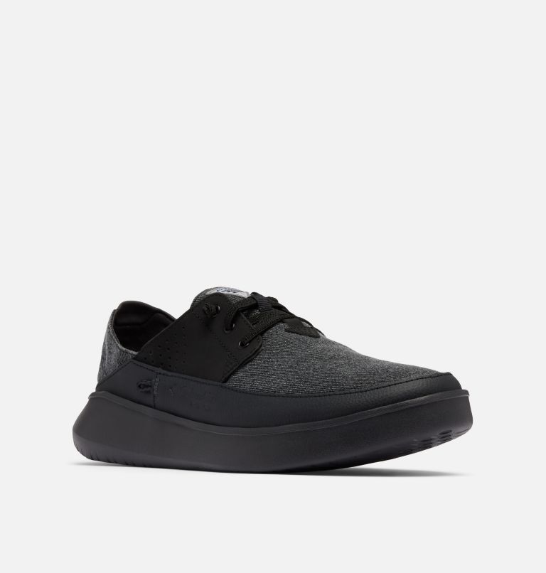 Men's PFG Boatside Relaxed Shoe - Wide, Color: Black, Shark, image 2