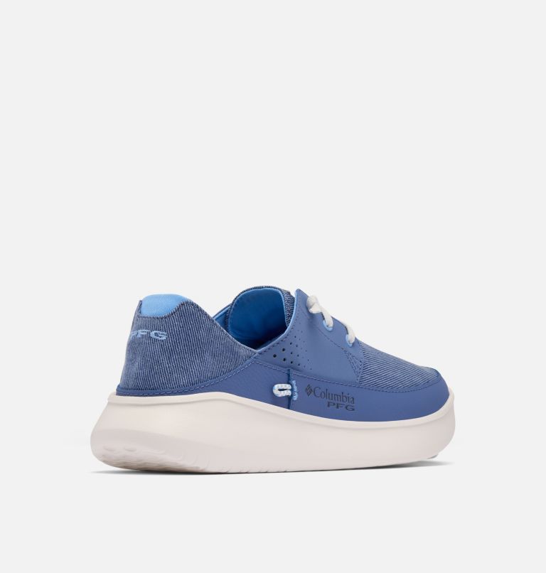 Men's PFG Boatside Relaxed Shoe - Wide, Color: Bluebell, White Cap, image 9