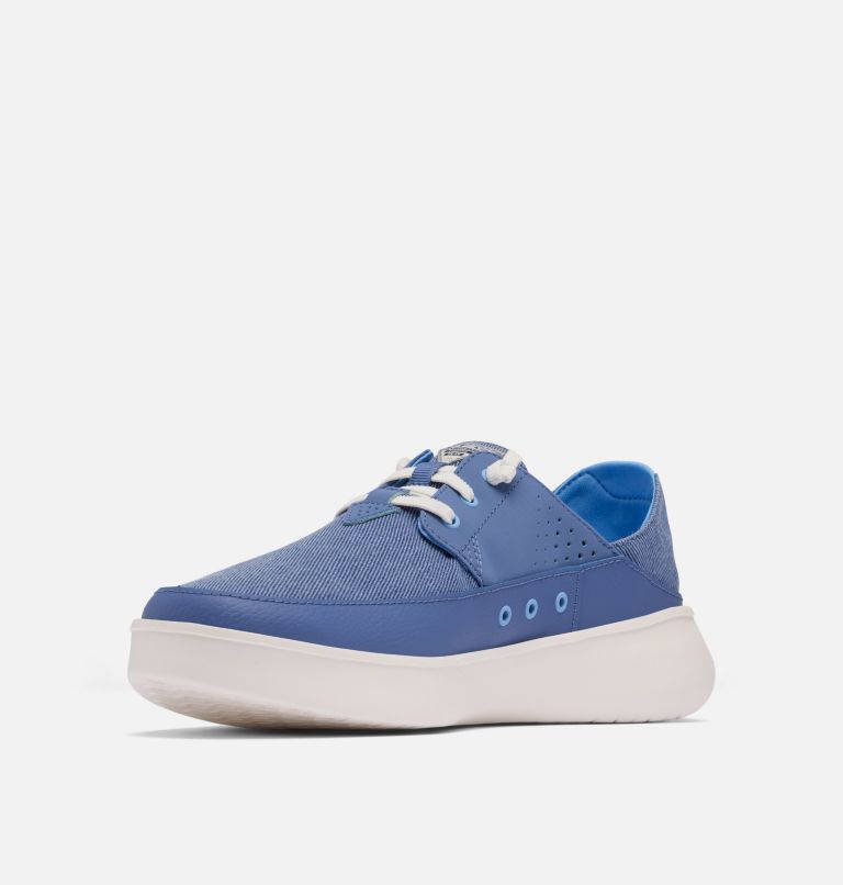 Men's PFG Boatside Relaxed Shoe - Wide, Color: Bluebell, White Cap, image 6