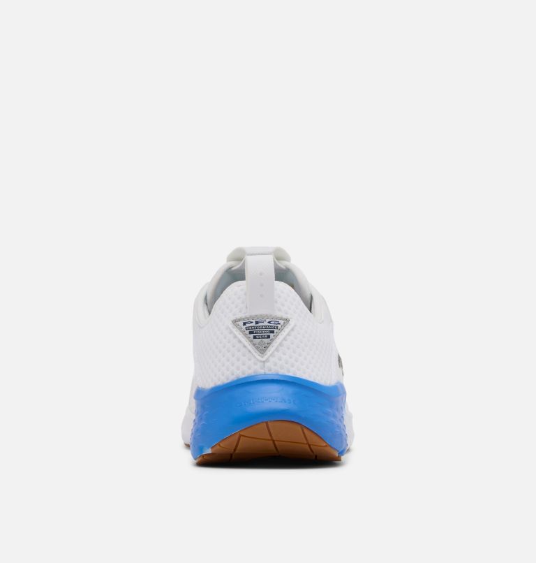 Men's PFG Castback Shoe, Color: White, Vivid Blue, image 2