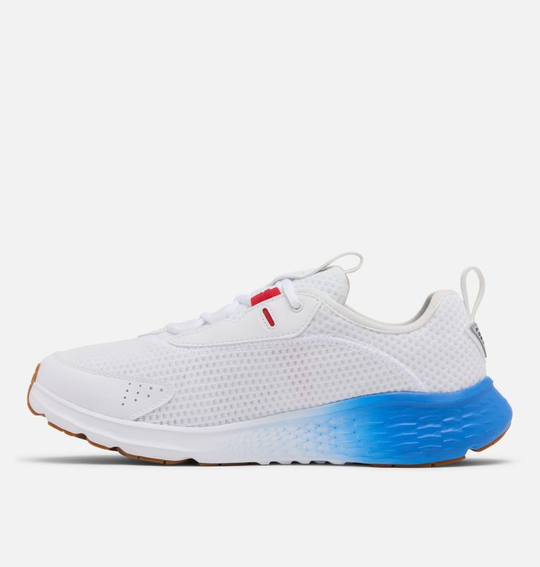 Men's PFG Castback Shoe, Color: White, Vivid Blue, image 6