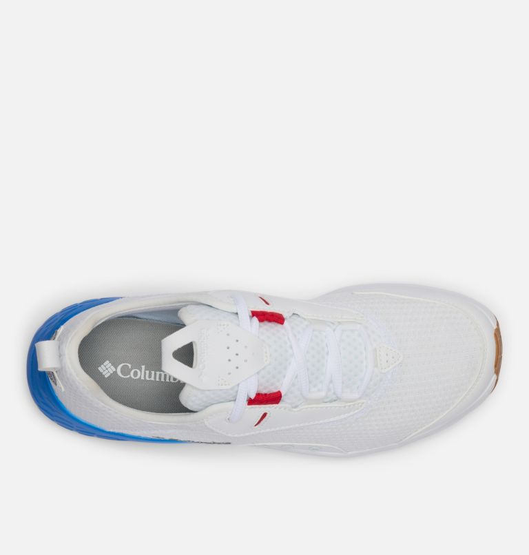 Men's PFG Castback Shoe, Color: White, Vivid Blue, image 4