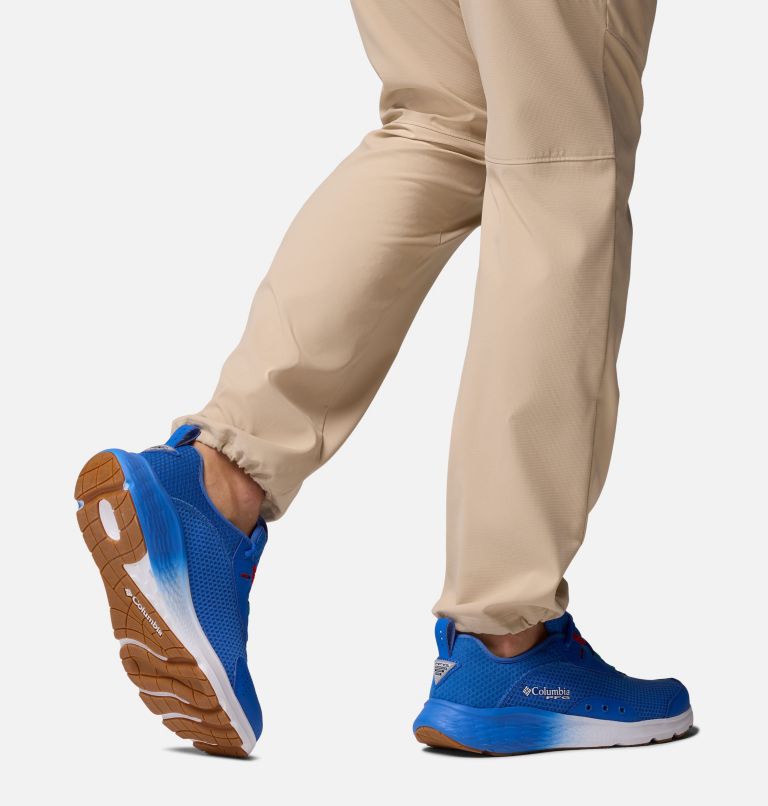 Men's PFG Castback Shoe, Color: Vivid Blue, Red Spark , image 10