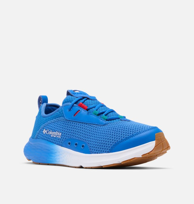 Men's PFG Castback Shoe, Color: Vivid Blue, Red Spark , image 3
