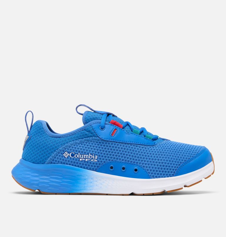 Men's PFG Castback Shoe, Color: Vivid Blue, Red Spark , image 1