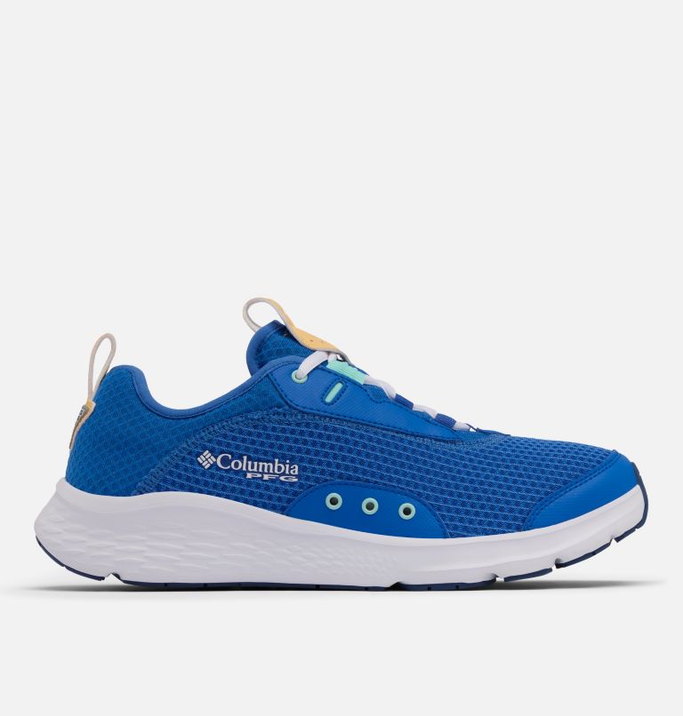 Men's PFG Castback Shoe - Wide, Color: Vivid Blue, Cocoa Butter, image 1