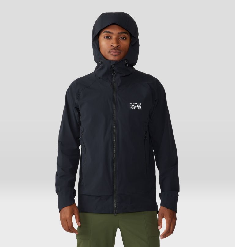 Thumbnail: Men's Chockstone Alpine Light Hooded Jacket, Color: Black, image 1