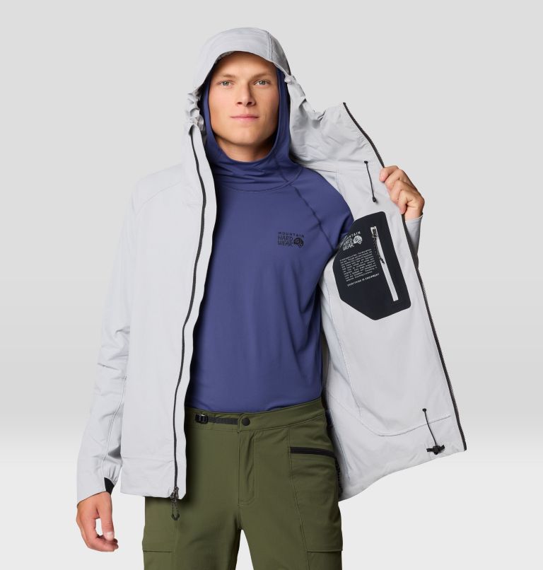 Manteau à capuchon Chockstone Alpine LT, Color: Glacial, image 10