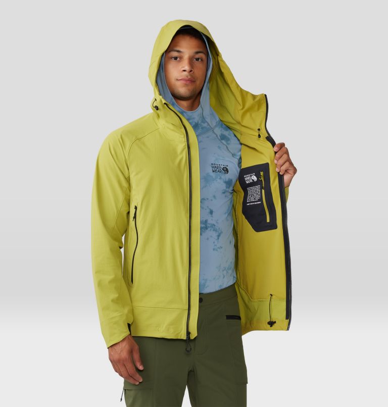 Men's Chockstone Alpine Light Hooded Jacket, Color: Moon Moss, image 9
