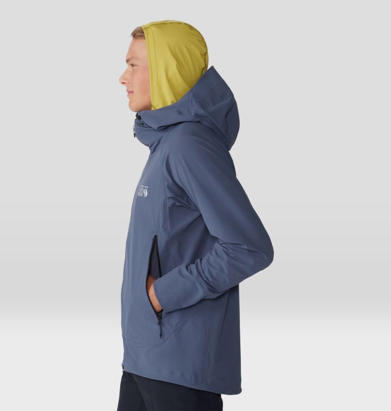 Thumbnail: Men's Chockstone Alpine Light Hooded Jacket, Color: Blue Slate, image 3