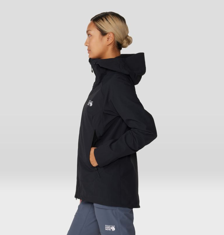 Women's ChockstoneAlpine Light Hooded Jacket, Color: Black, image 3