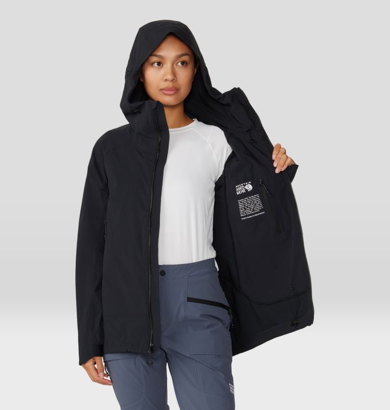 Manteau à capuchon Chockstone Alpine Light Femme, Color: Black, image 11