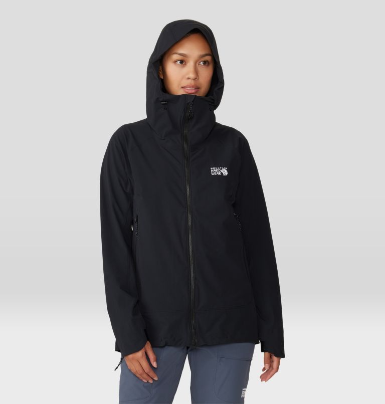 Thumbnail: Women's ChockstoneAlpine Light Hooded Jacket, Color: Black, image 1