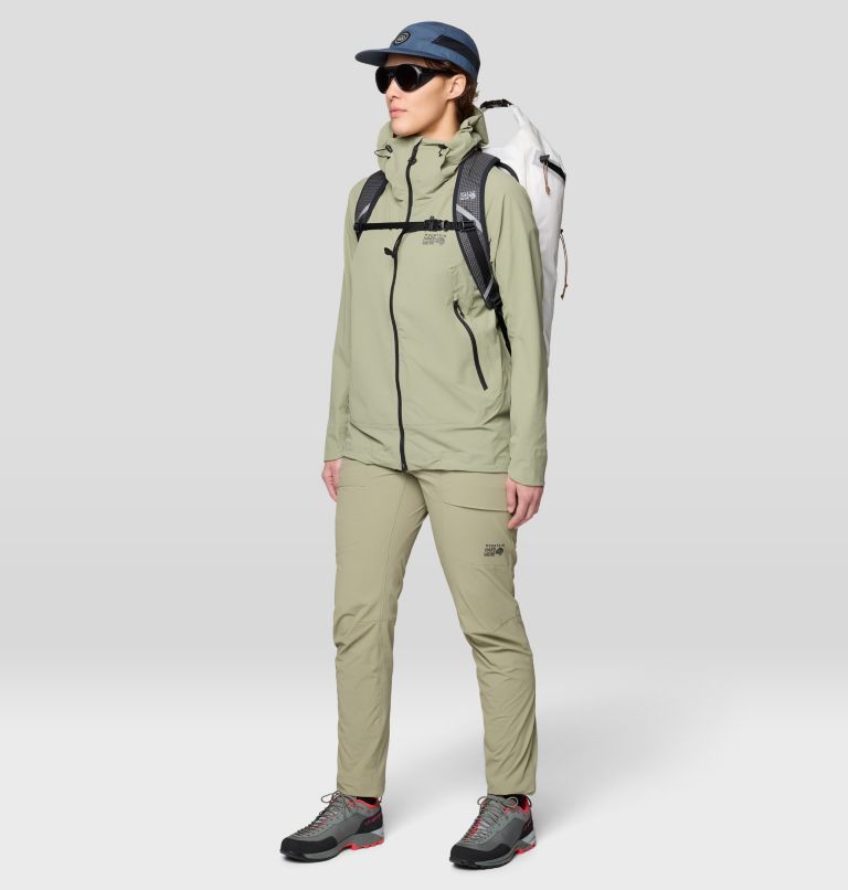 Women's ChockstoneAlpine Light Hooded Jacket, Color: Mantis Green, image 2