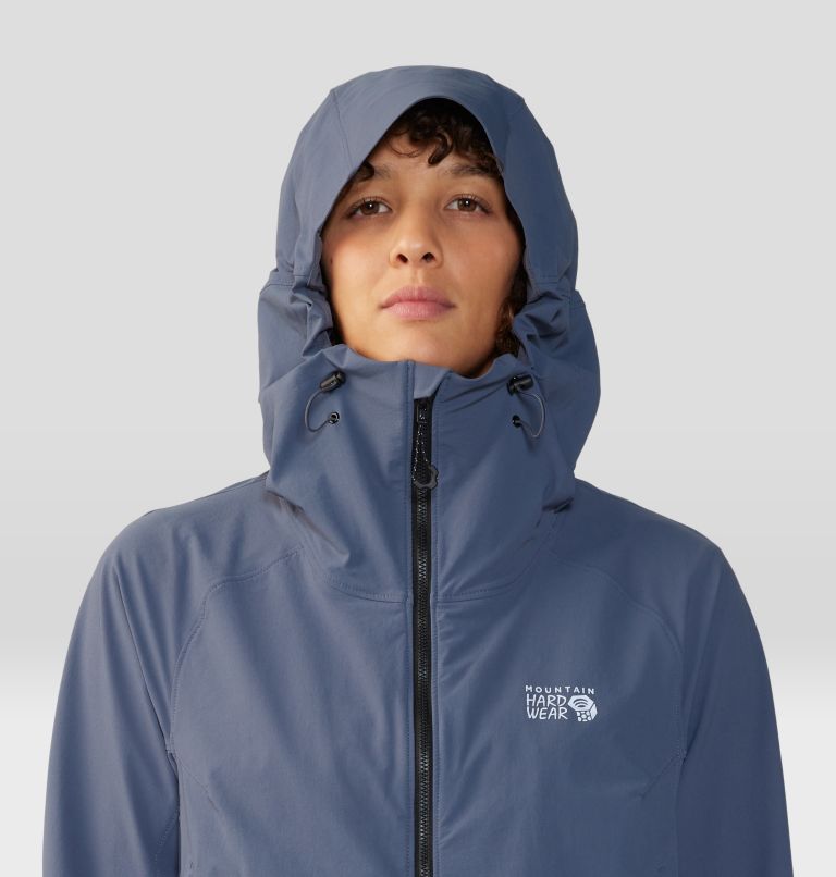 Thumbnail: Women's ChockstoneAlpine Light Hooded Jacket, Color: Blue Slate, image 4
