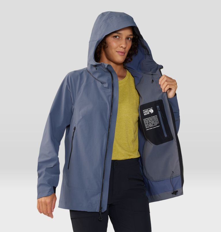 Thumbnail: Women's ChockstoneAlpine Light Hooded Jacket, Color: Blue Slate, image 11