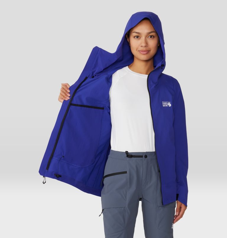 Thumbnail: Women's ChockstoneAlpine Light Hooded Jacket, Color: Klein Blue, image 10