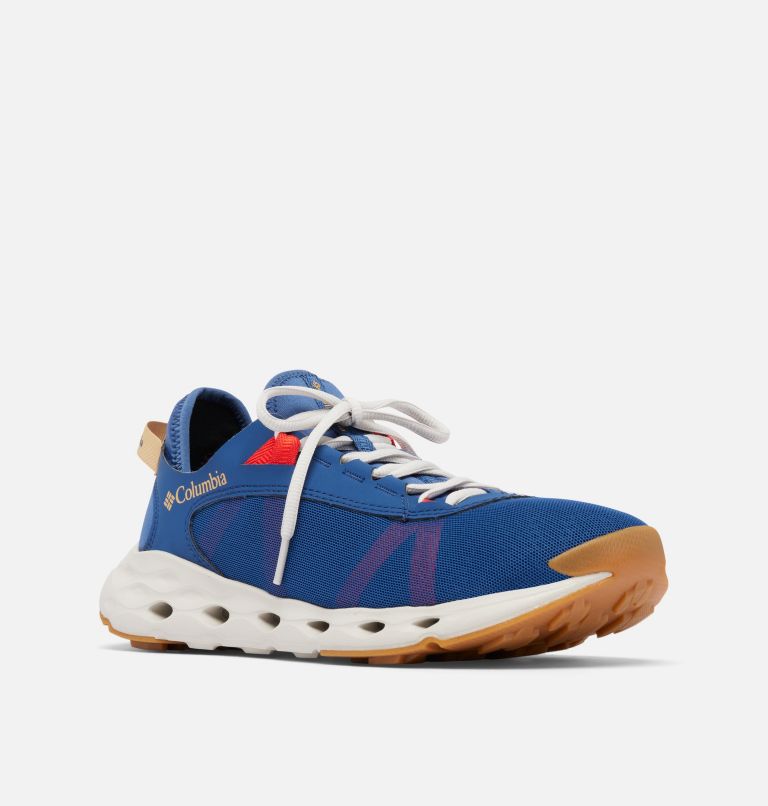 Men's Drainmaker XTR Water Shoe, Color: Carbon, Poppy Red, image 2