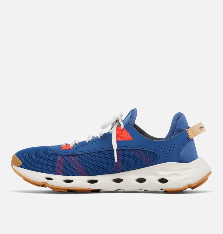 Men's Drainmaker XTR Water Shoe, Color: Carbon, Poppy Red, image 5