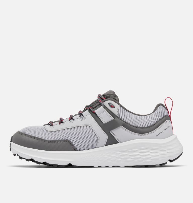 Men's Konos Low Shoe, Color: Steam, Mountain Red, image 6