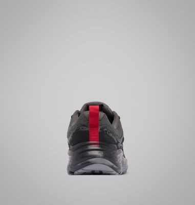 Men's Konos Low Shoe, Color: Dark Grey, Mountain Red, image 6