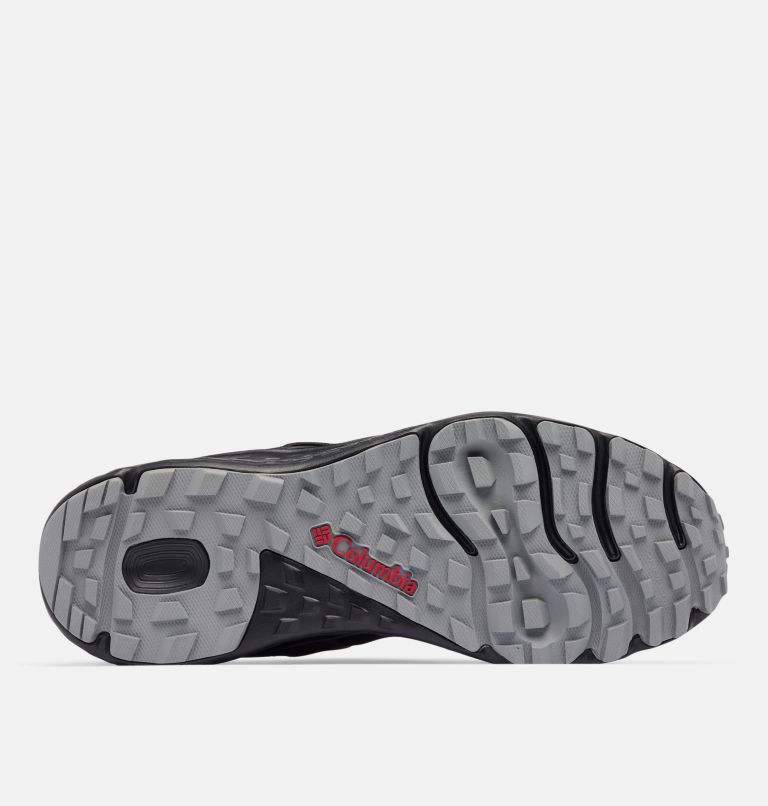 Men's Konos Low Shoe, Color: Dark Grey, Mountain Red, image 5