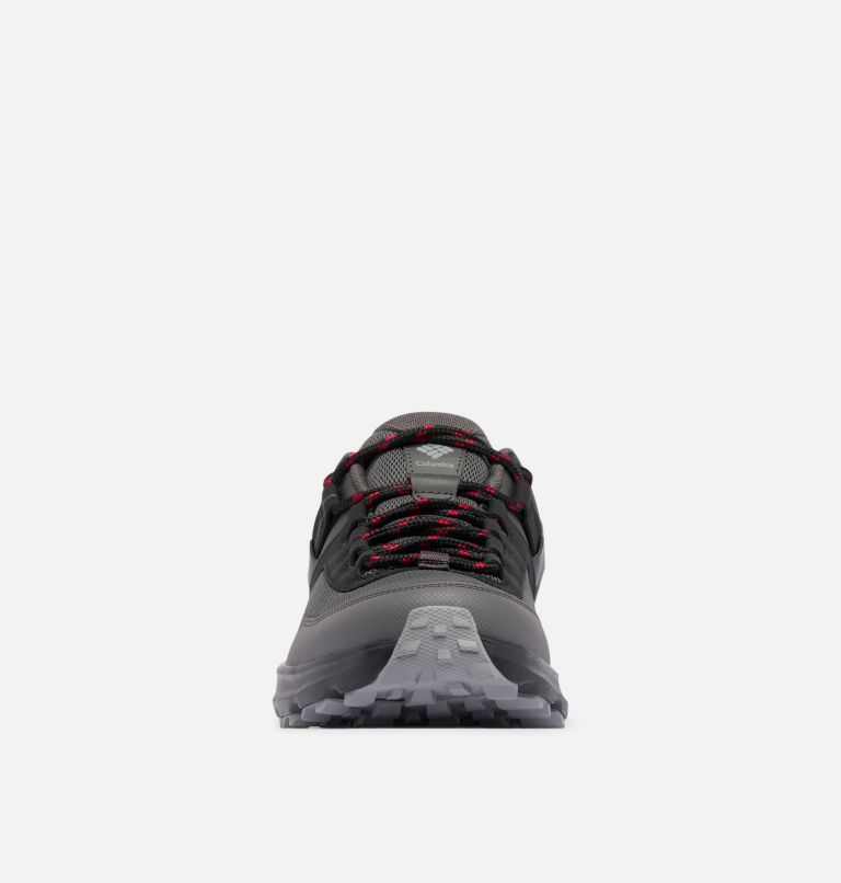 Men's Konos Low Shoe, Color: Dark Grey, Mountain Red, image 8