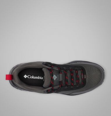 Men's Konos Low Shoe, Color: Dark Grey, Mountain Red, image 8