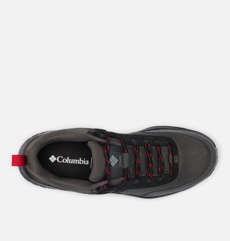 Men's Konos Low Shoe, Color: Dark Grey, Mountain Red, image 4