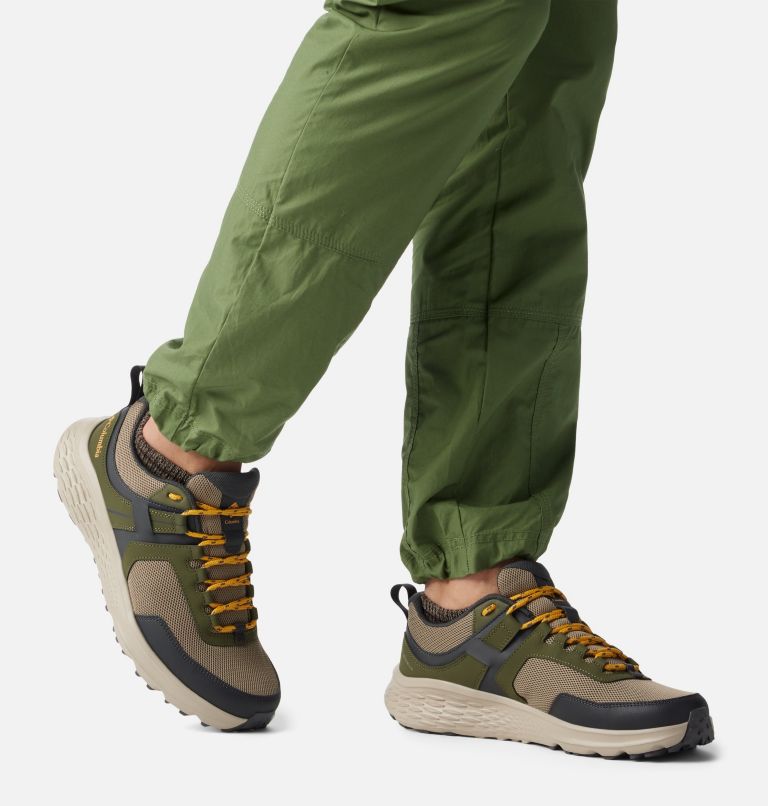 Thumbnail: Men's Konos Low Shoe, Color: Nori, Golden Yellow, image 10