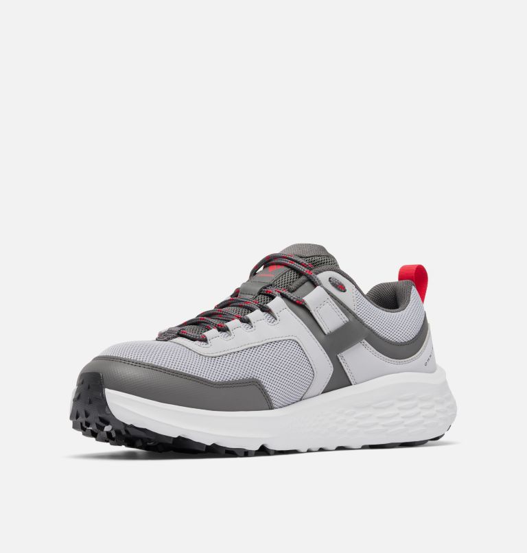 Men's Konos Low Shoe - Wide, Color: Steam, Mountain Red, image 7