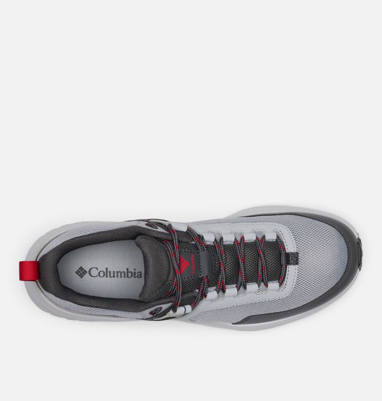 Men's Konos Low Shoe - Wide, Color: Steam, Mountain Red, image 4