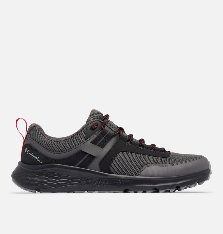 Chaussure basse Konos pour homme – Large, Color: Dark Grey, Mountain Red, image 1